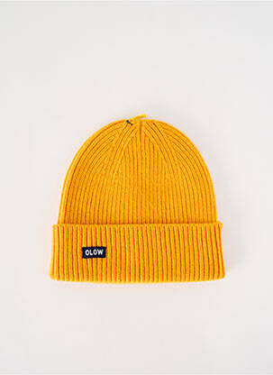 Bonnet jaune OLOW pour homme