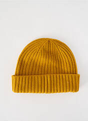 Bonnet jaune SELECTED pour homme seconde vue