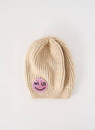 Bonnet beige WILD femme