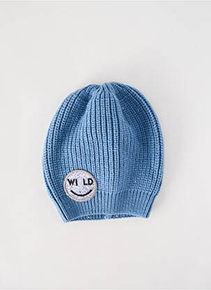 Bonnet bleu WILD femme