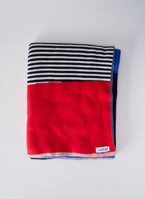 Plaid rouge SOPHIE HOME pour unisexe