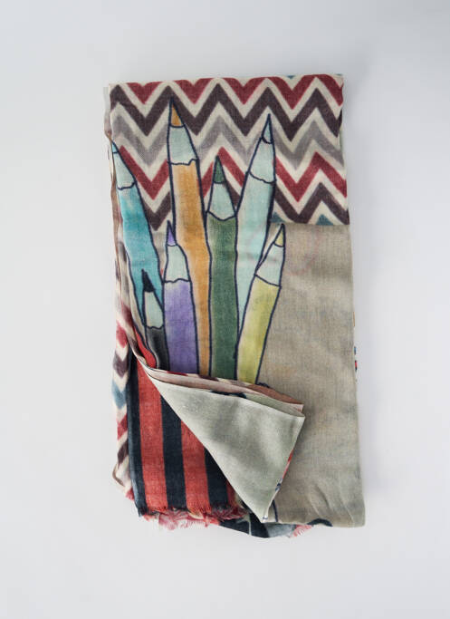 Foulard rouge STORIATIPIC pour femme