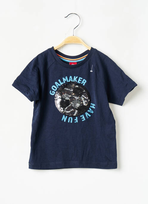 T-shirt bleu S.OLIVER pour garçon