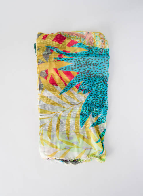 Foulard jaune STORIATIPIC pour femme