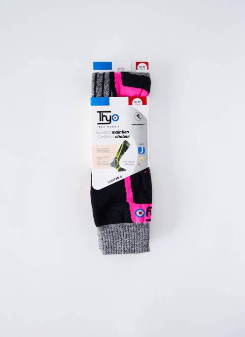 Chaussettes noir THYO pour femme