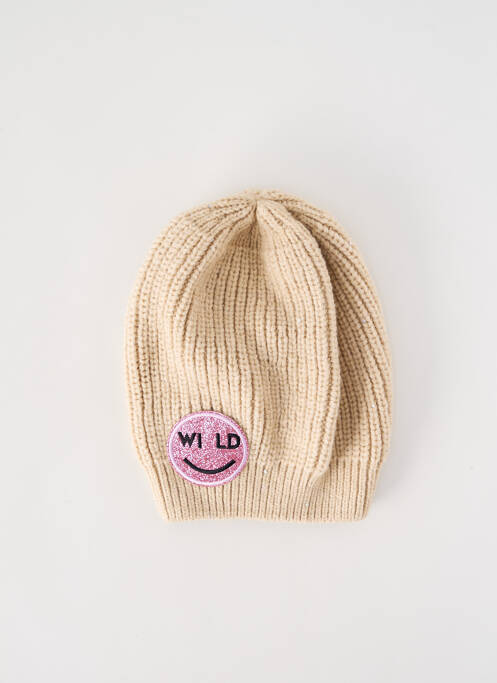Bonnet beige WILD pour femme