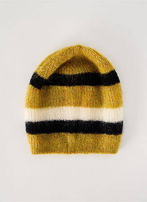 Bonnet jaune POMANDERE femme