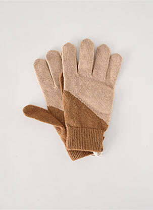 Gants beige MAX MARA pour femme
