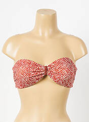 Haut de maillot de bain orange LA NOUVELLE pour femme seconde vue