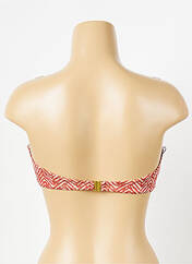 Haut de maillot de bain orange LA NOUVELLE pour femme seconde vue