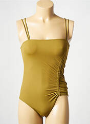 Maillot de bain 1 pièce kaki MASSCOB pour femme seconde vue