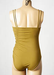 Maillot de bain 1 pièce kaki MASSCOB pour femme seconde vue