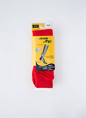 Chaussettes rouge THYO unisexe