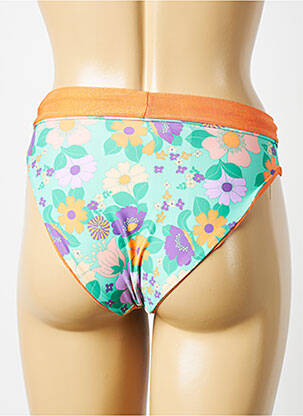 Bas de maillot de bain orange ALBERTINE femme