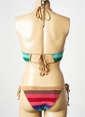 Maillot de bain 2 pièces rouge RECC pour femme seconde vue