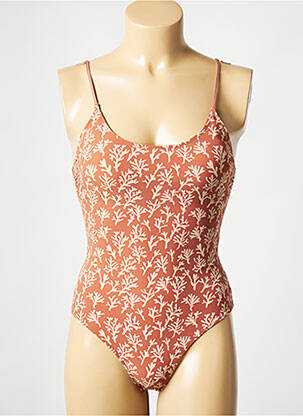Maillot de bain 1 pièce orange LOVE STORIES femme