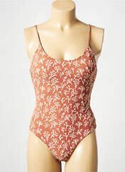 Maillot de bain 1 pièce orange LOVE STORIES pour femme seconde vue