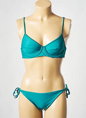 Maillot de bain 2 pièces rose WILD femme