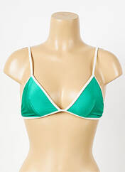 Haut de maillot de bain vert ALBERTINE pour femme seconde vue