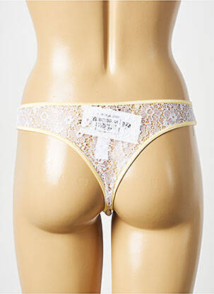 String blanc DESSOUS PARIS femme