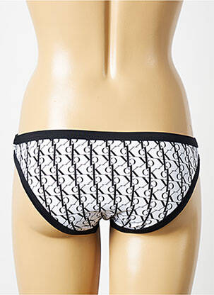 Bas de maillot de bain blanc CALVIN KLEIN femme