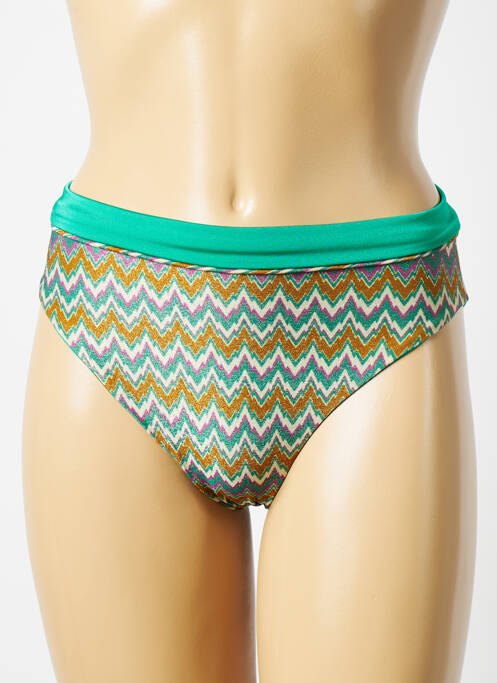 Bas de maillot de bain vert ALBERTINE pour femme