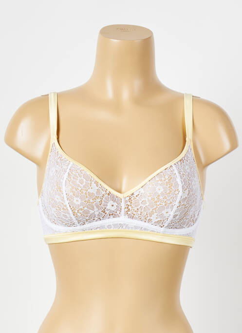 Soutien-gorge blanc DESSOUS PARIS pour femme