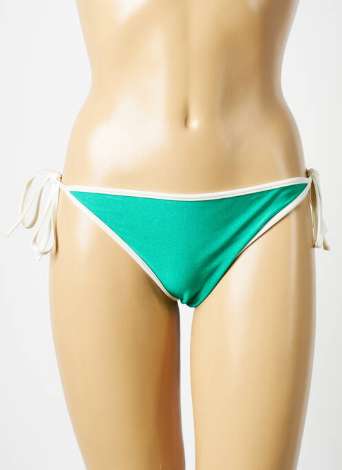 Bas de maillot de bain vert ALBERTINE pour femme