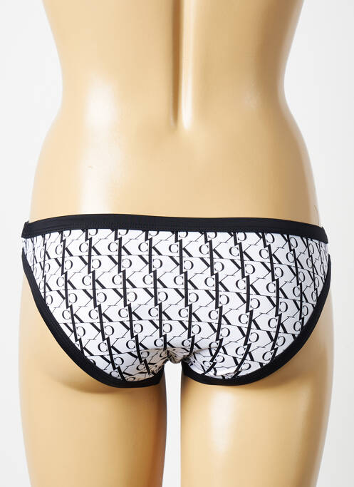 Bas de maillot de bain blanc CALVIN KLEIN pour femme