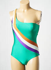 Maillot de bain 1 pièce vert ALBERTINE pour femme seconde vue