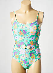 Maillot de bain 1 pièce vert ALBERTINE pour femme seconde vue