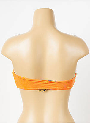 Haut de maillot de bain orange ALBERTINE femme