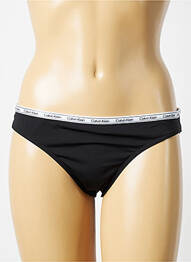 Bas de maillot de bain noir CALVIN KLEIN femme