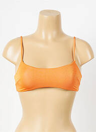 Maillot de bain 2 pièces orange ALBERTINE femme