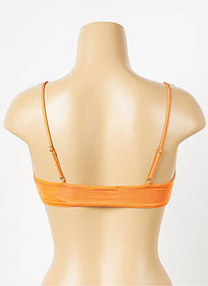 Maillot de bain 2 pièces orange ALBERTINE femme