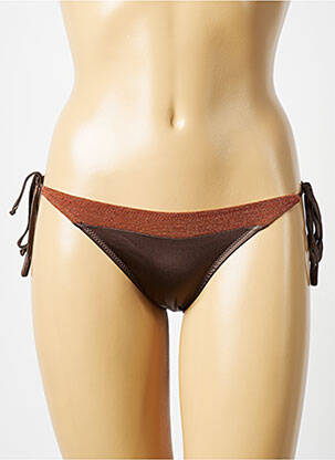 Bas de maillot de bain marron MOMONI femme