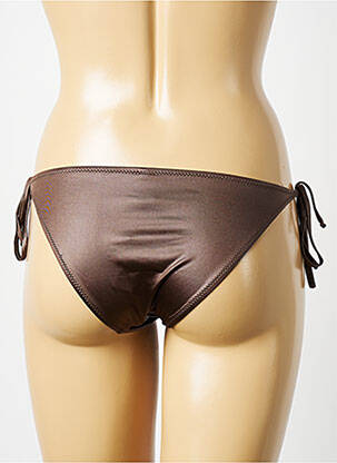 Bas de maillot de bain marron MOMONI femme