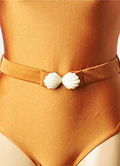 Maillot de bain 1 pièce orange ALBERTINE pour femme seconde vue