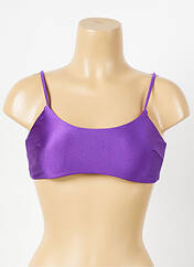 Haut de maillot de bain violet ALBERTINE pour femme seconde vue