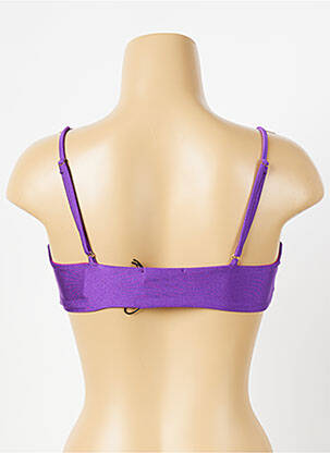 Haut de maillot de bain violet ALBERTINE femme