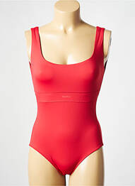 Maillot de bain 1 pièce rouge MAX MARA femme