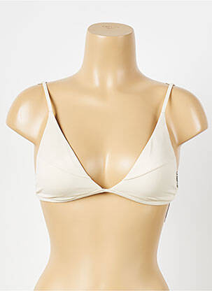 Haut de maillot de bain blanc CALVIN KLEIN femme