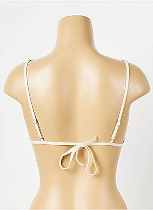 Haut de maillot de bain blanc CALVIN KLEIN femme