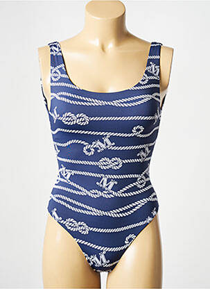 Maillot de bain 1 pièce bleu MAX MARA femme