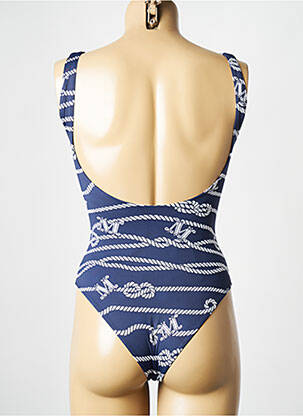 Maillot de bain 1 pièce bleu MAX MARA femme