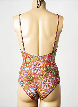 Maillot de bain 1 pièce marron MOMONI femme