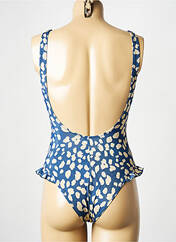 Maillot de bain 1 pièce bleu JOLIES MOMES pour femme seconde vue