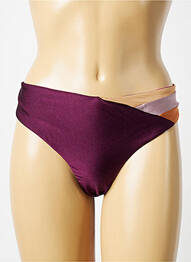 Bas de maillot de bain violet ALBERTINE femme