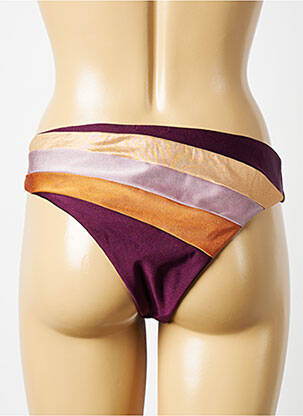 Bas de maillot de bain violet ALBERTINE femme