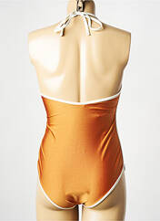 Maillot de bain 1 pièce orange ALBERTINE pour femme seconde vue